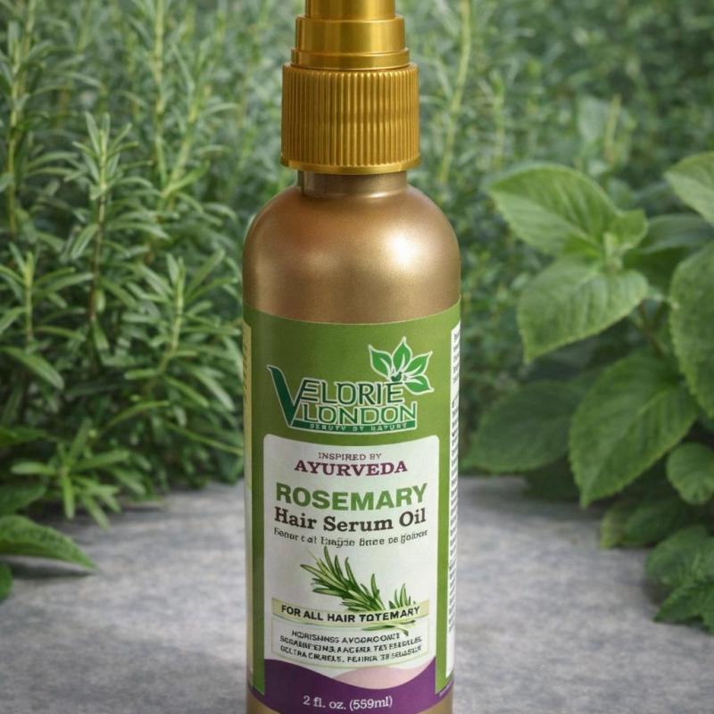 Rosemary Hair Serum Oil (90 ml) By Velorie London
